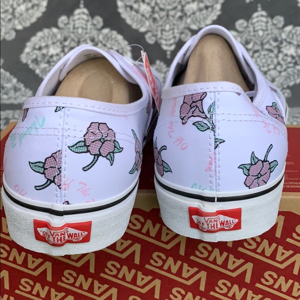 VANS AUTHENTIC THANK YOU FLORAL TRUE WHITE men’s - Picture 10 of 16